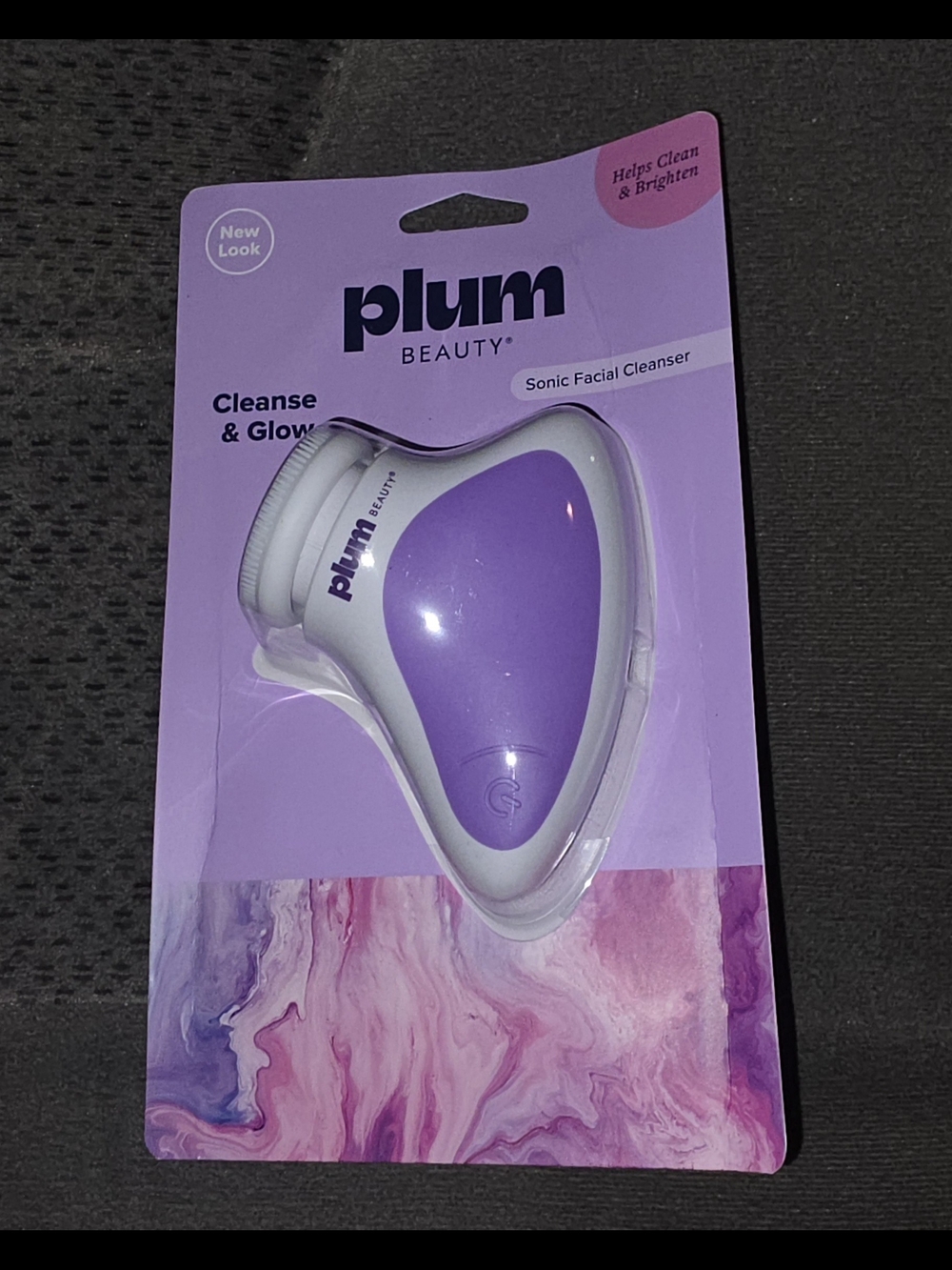 Plum Beauty Purple Sonic Facial Cleanser - Cleanse & Glow BNIB
